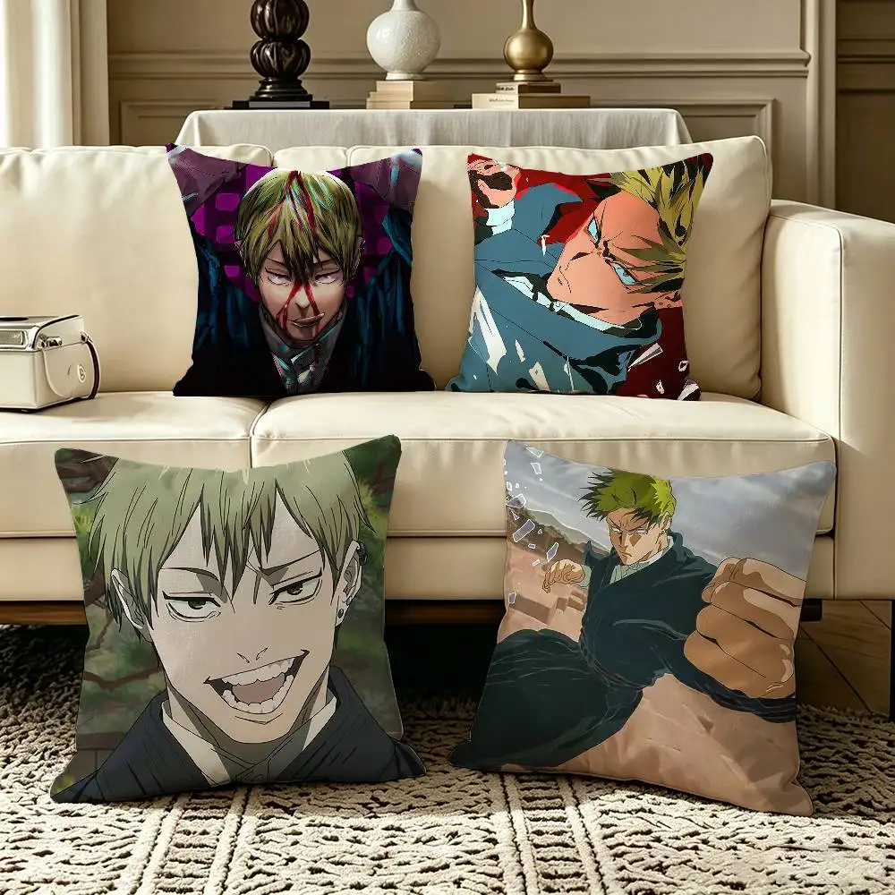 Zenin Naoya  Square Double-Sided printed Pillow Case Bedroom Bedside Pillow Sofa Cushion Cover