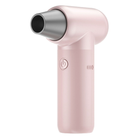 Turbo Jet Fan Mini Handhold Violent Turbofan 110000RPM High Speed High-Performance Outdoor Blower for Car Clean Pink