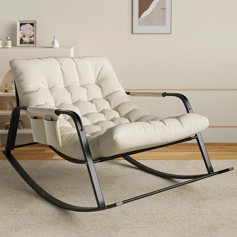 

Bedroom Rocking Chairs Armchair Home Adults Lazy Chairs Modern Recliner Designer Sillones Modernos Para Sala Nordic Furniture