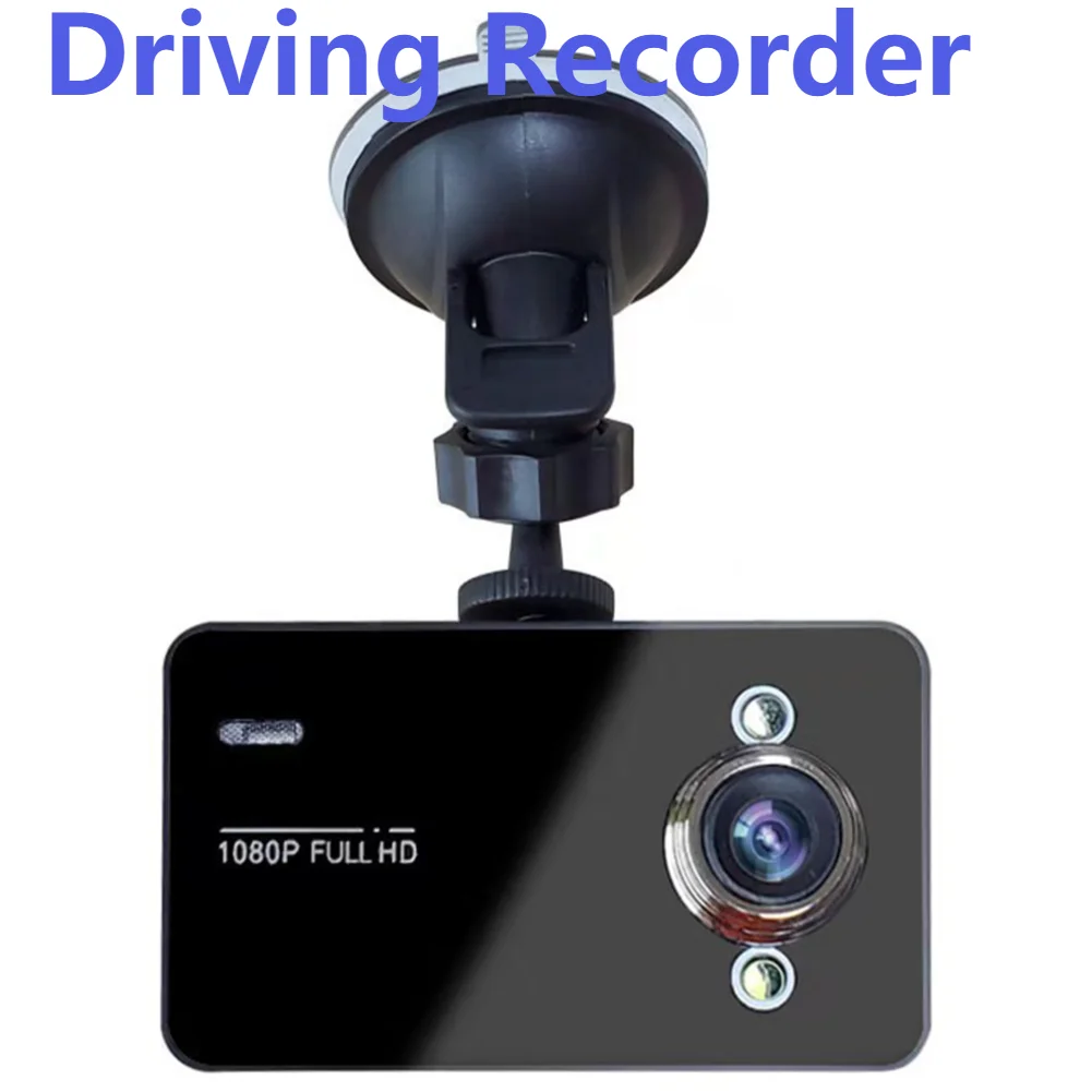 1080P Full HD Car DVR with Motion Detection Night Vision GPS Loop Recording and 140 Degree Wide Angle Lens for Safe Driving