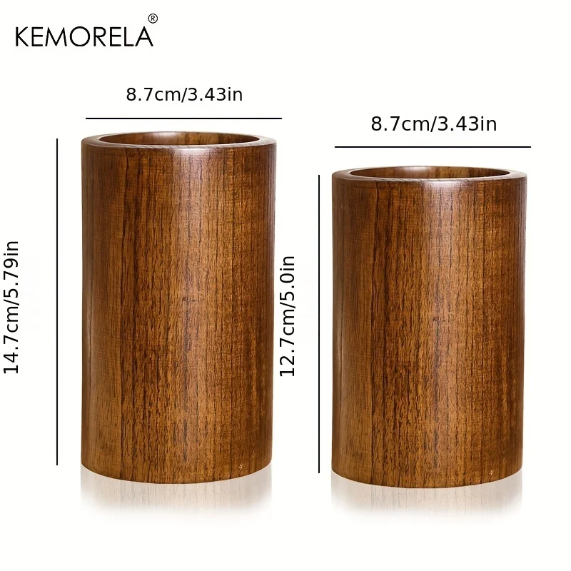 1PCS Wooden Chopsticks Holder - Bamboo Utensil Storage Organizer for Drawer Natural Kitchen Counter Desk Tableware Tools Stand - view 6