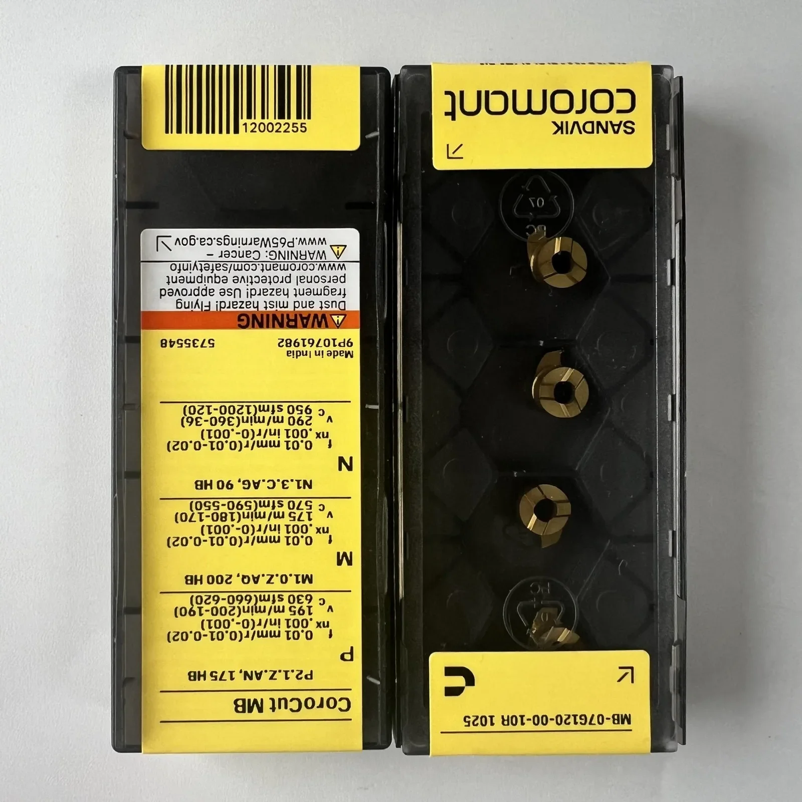 

SANDVIK-Coromant / MB-07G120-00-10R 1025 / 10 Pcs