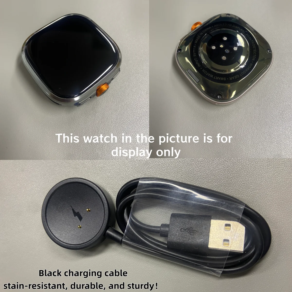 M99 Smart Watch Charger Magnetic Charging Cable 60CM Black/White Option