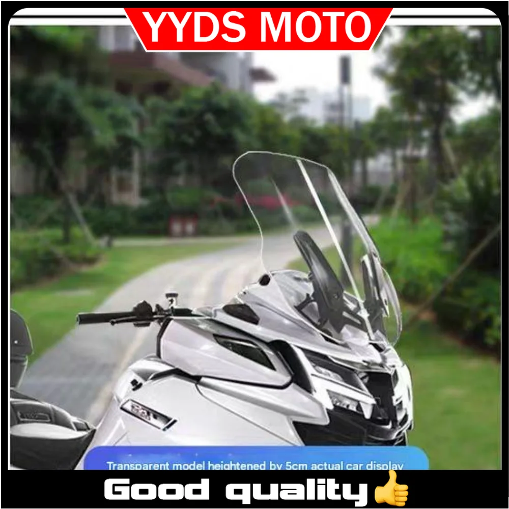 

Suitable for CFMOTO1250TRG modification: heightened windshield, thickened windshield, and extended rain shield.（CF 1250TRG）