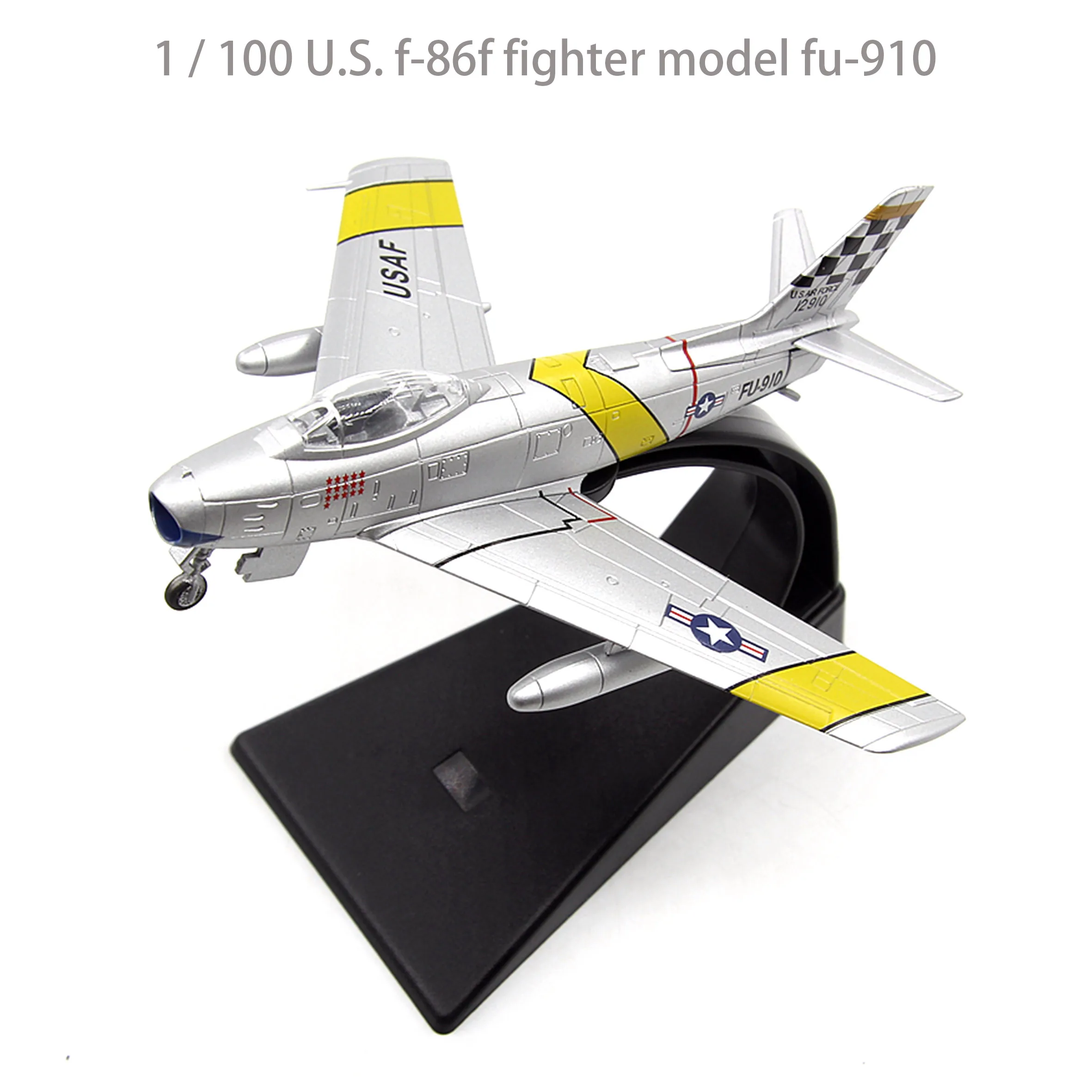 1 / 100 U.S. f-86f fighter model fu-910  Finished aircraft model