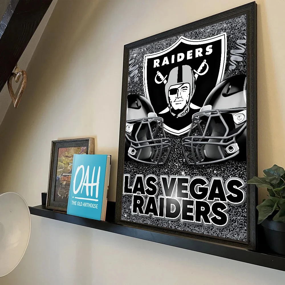1 قطعة 0-Oaklands R-Raiders شعار المشارك ذاتية اللصق الفن ورق مقاوم للماء ملصق مقهى بار غرفة جدار ديكور