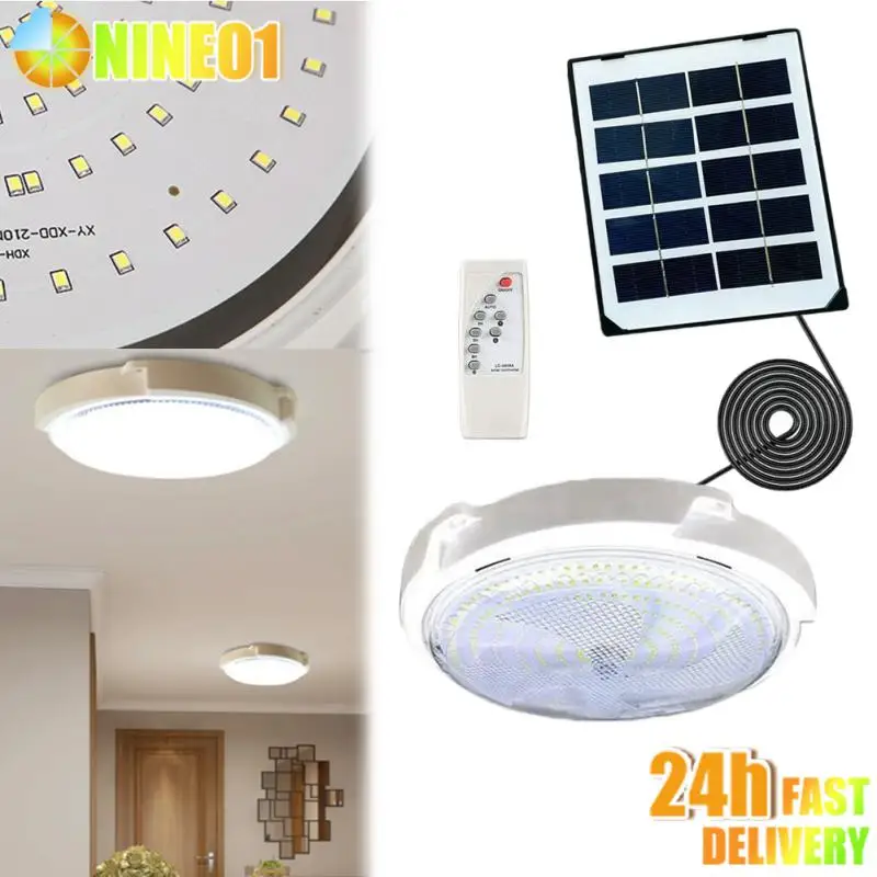 

Ceiling Light Smart Indoor Solar Lamps IP65 Outdoor Garden Pandent Light Solar Lamp High Brightness Remote Control Auto Light-on