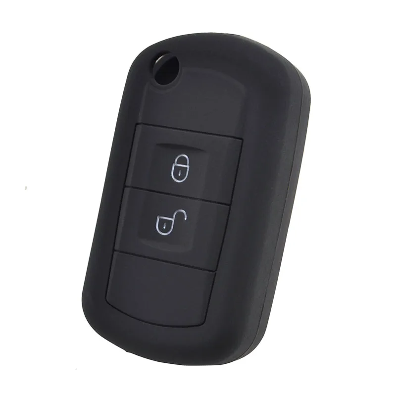 Silicone Car Remote Key Fob Shell Cover Case For Land Rover LR3 Discovery 3 Range Rover Sport Vouge Skin Holder Protector