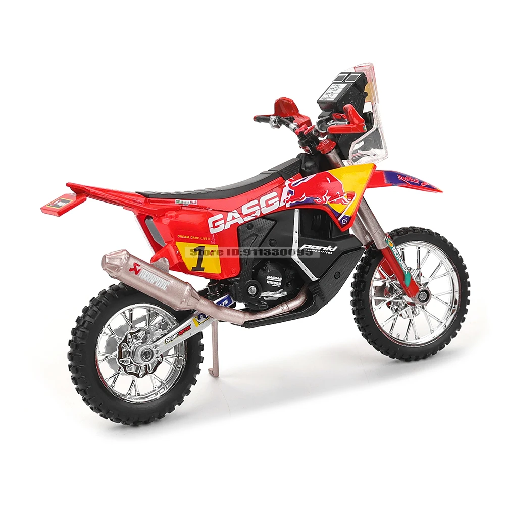 Modèle Moto 1/18 Alliage Métallique #44 Racing GasGas Tech3 - Voiture Miniature Moulée Sous Pression Pour Collectionneurs Adultes