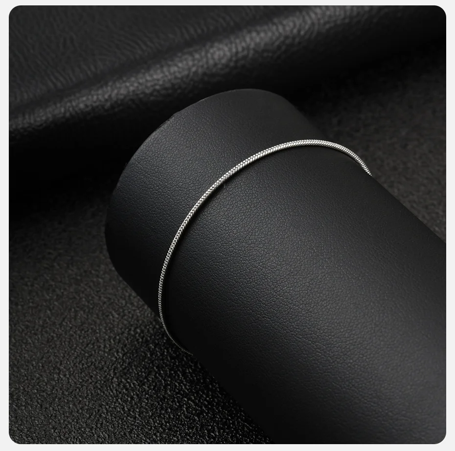 Vnox Minimalistisches 1,2/2mm Breites Dünnes Schlangenketten-Armband für Männer und Frauen, Gold- oder Silberplattierter Edelstahl Verstellbarer Schmuck Geschenk – Detail 12