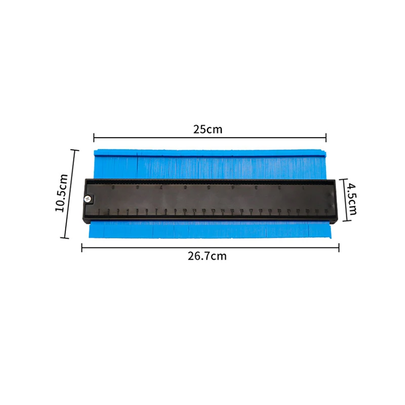 Profile Contour Gauge Line Copier Ruler Cutting Template Construction Woodworking Measuring Instrument Ceramic Tiling Tiles Tool