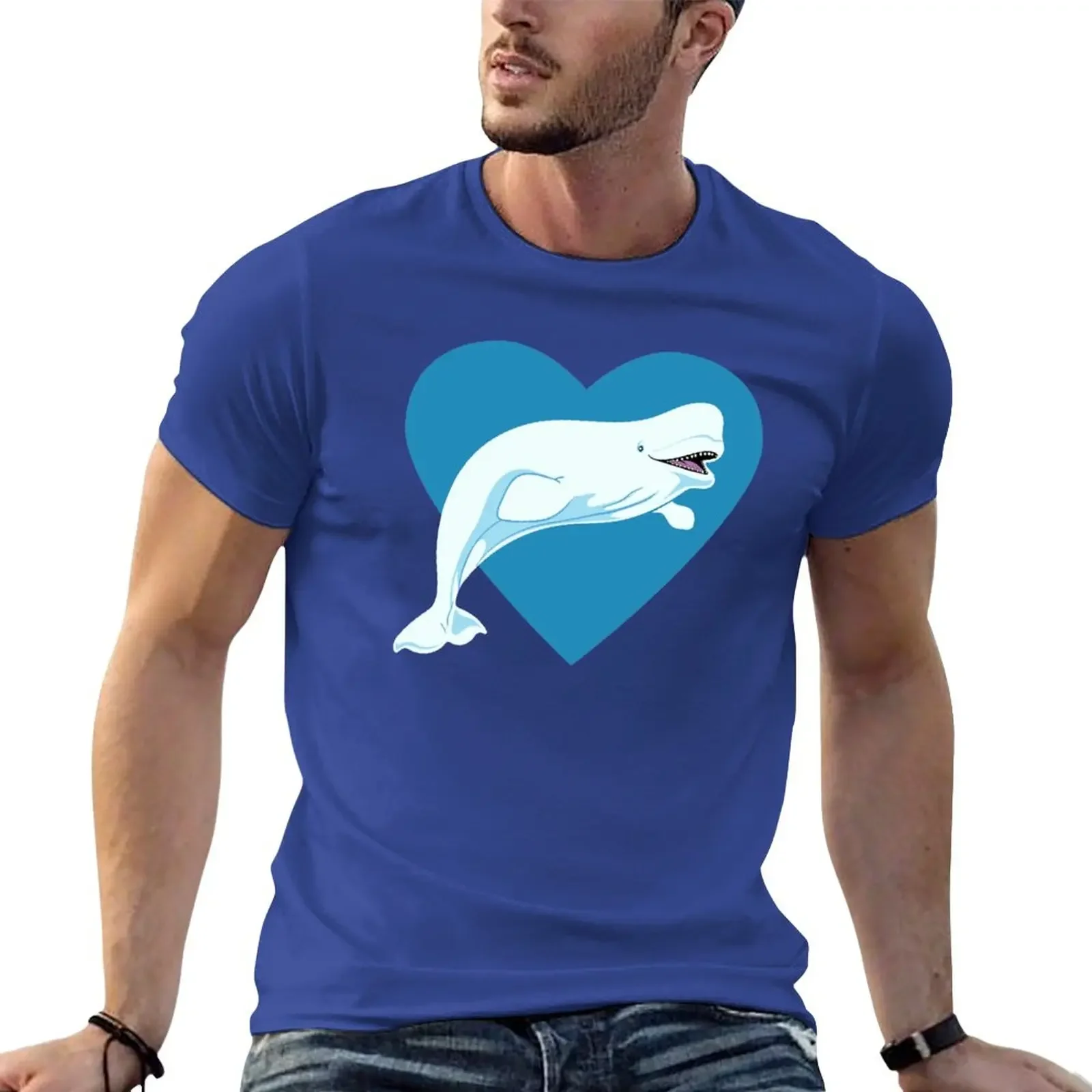 

Love Belugas T-Shirt oversized quick drying blanks mens graphic t-shirts pack