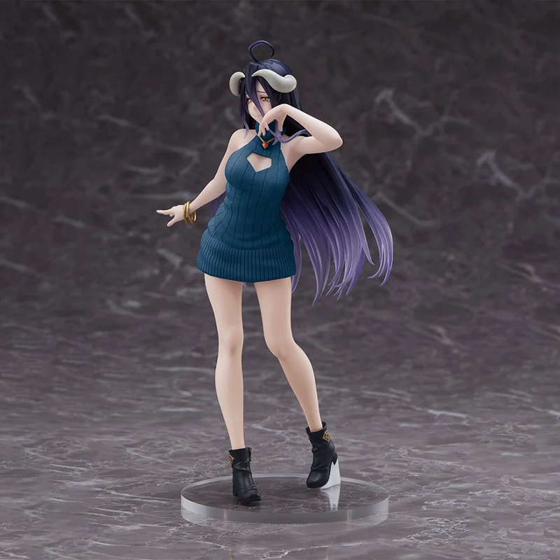 Op voorraad Originele TAiTO Coreful OVERLORD ‌ IV Albedo ~Trui Jurk Ver.~ PVC 20CM Anime Actiefiguren Model Collectie Speelgoed