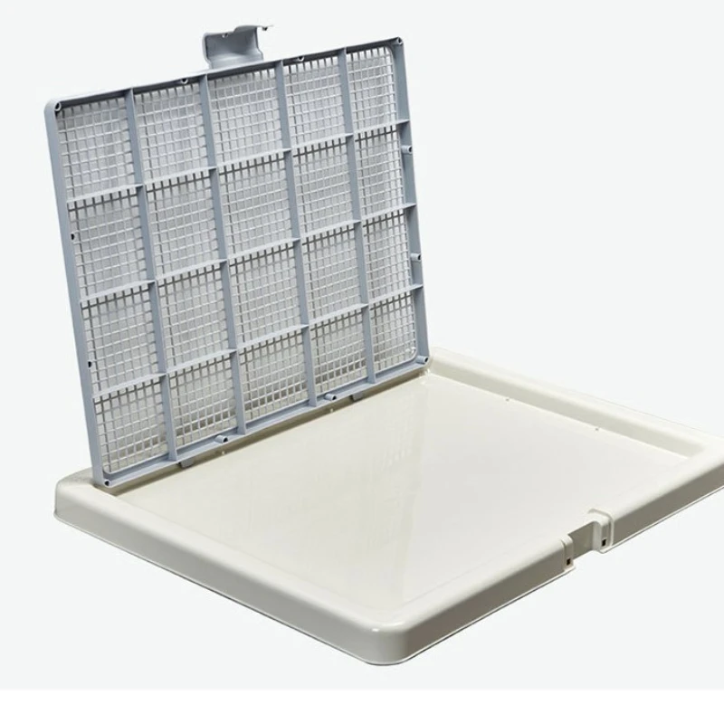 

Pee Training Tray Portable Dog Cleaning Tools Indoor Puppy Tray Toilet Diaper Easy To Clean Grid Like Pet Supplies