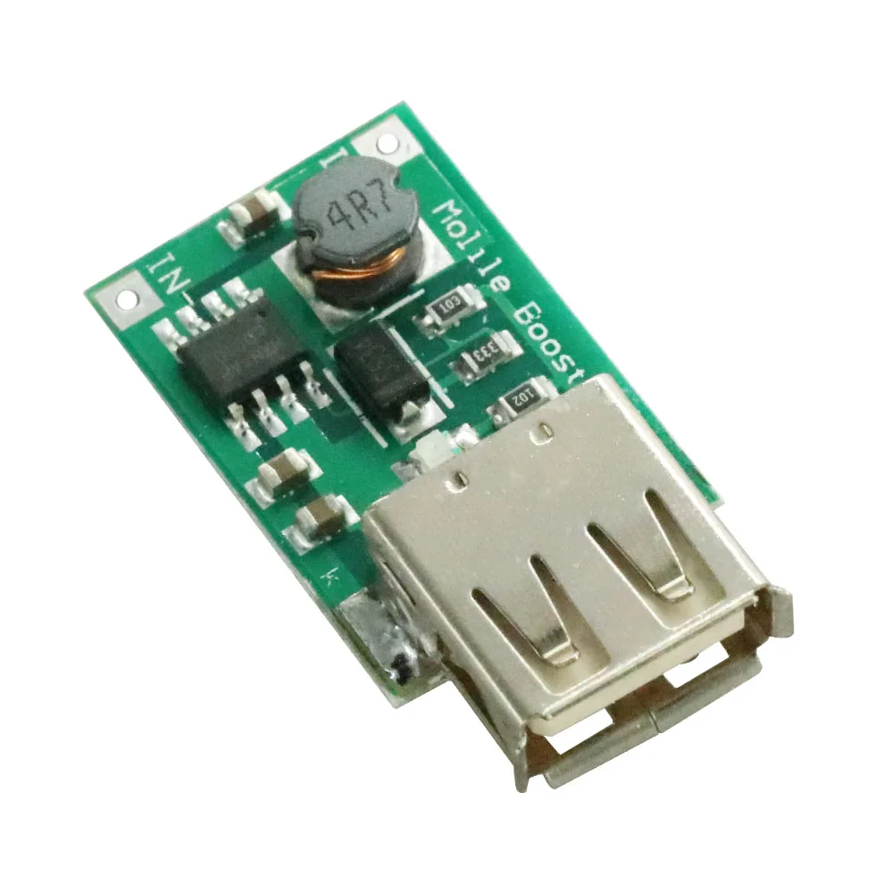 

2V-5V To 5V 1200MA USB Output Boost Converter Mini DC-DC Step-up Power Module Lithium Battery Charger Board For Arduino