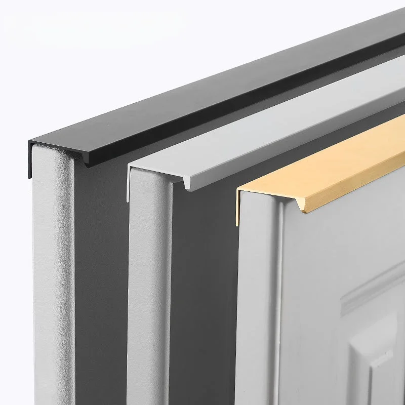 Hidden Pulls for Cabinets Edge Pulls Matte Finger Cabinet Pulls Concealed Handles for Kitchen Drawer Finger Edge Pull Tab Handle