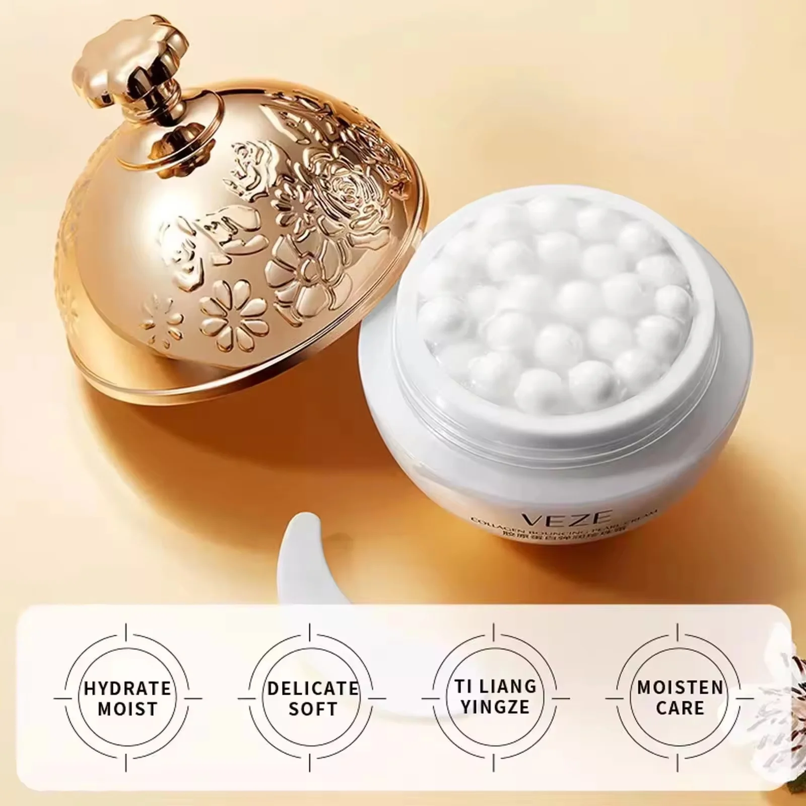 Collagen Pearl Filling Whitening Facial Cream Lifting Firming Moisturizing Korean Cream Face Cream Skin Care For Women Products