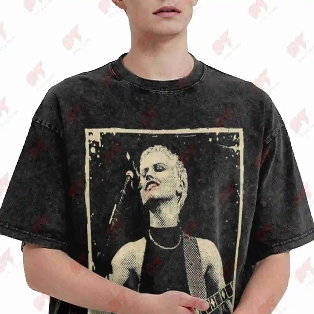 The Cranberries Dolores O Riordan Irish Rock Vintage Washed Tee Pure Cotton T-Shirt