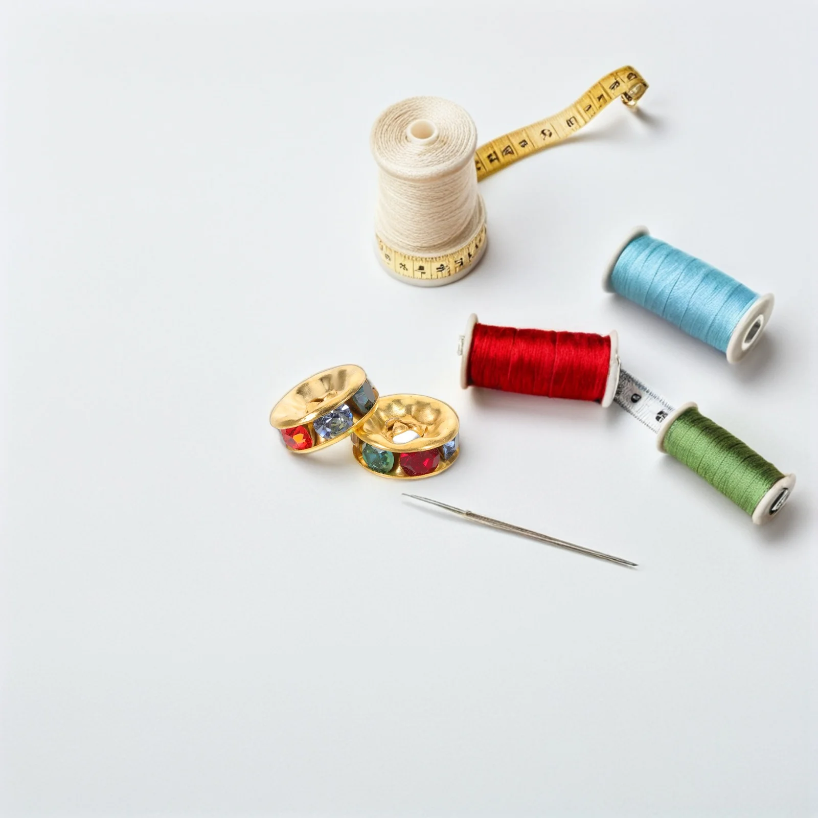 

300pcs Crystal Spacer Beads Rhinestone Round Loose Charms for Bracelet Making Gold Jewelry Craft Decorative Beads Durable