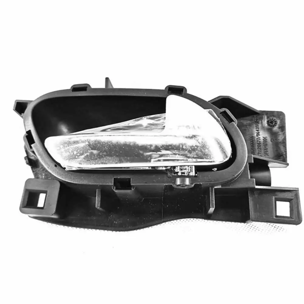 Chrome Plated Door Handle Car Accessory Ergonomic Grip 408 Interior Handle Long-lasting Performance Hassle-free Replacement