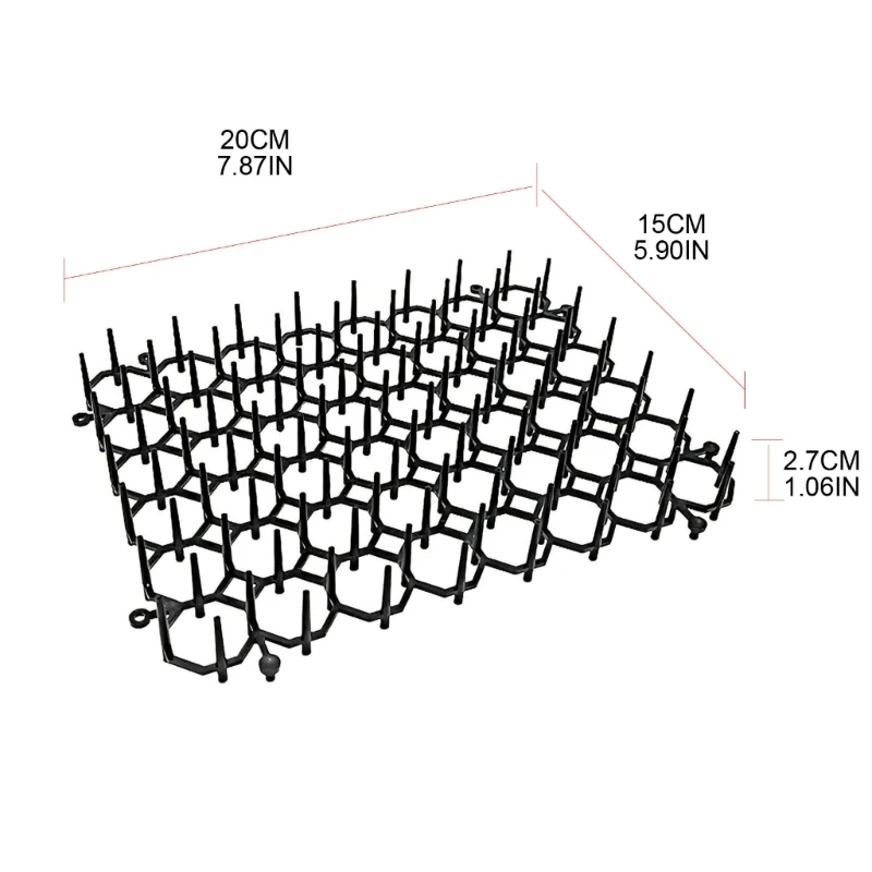 1/12 Pcs แมว Scat MAT หนาม Pads MAT เก็บแมวของคุณ YARD ขุด Stopper MAT แมวไดรฟ์ StingPad Dropship