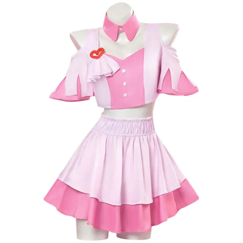 Pretty Derby 4 Anniversary Pink Stage Outfit Horse Women Cos Costume Christmas Carnival Fancy Dress Comic Con Convention Outfit