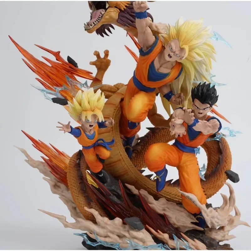 Dragon Ball Z Dragon Fist Figures Son Goku Figurine Son Goten Anime Figure Gohan PVC Statue Figure Desk Decoration Toys for Kids