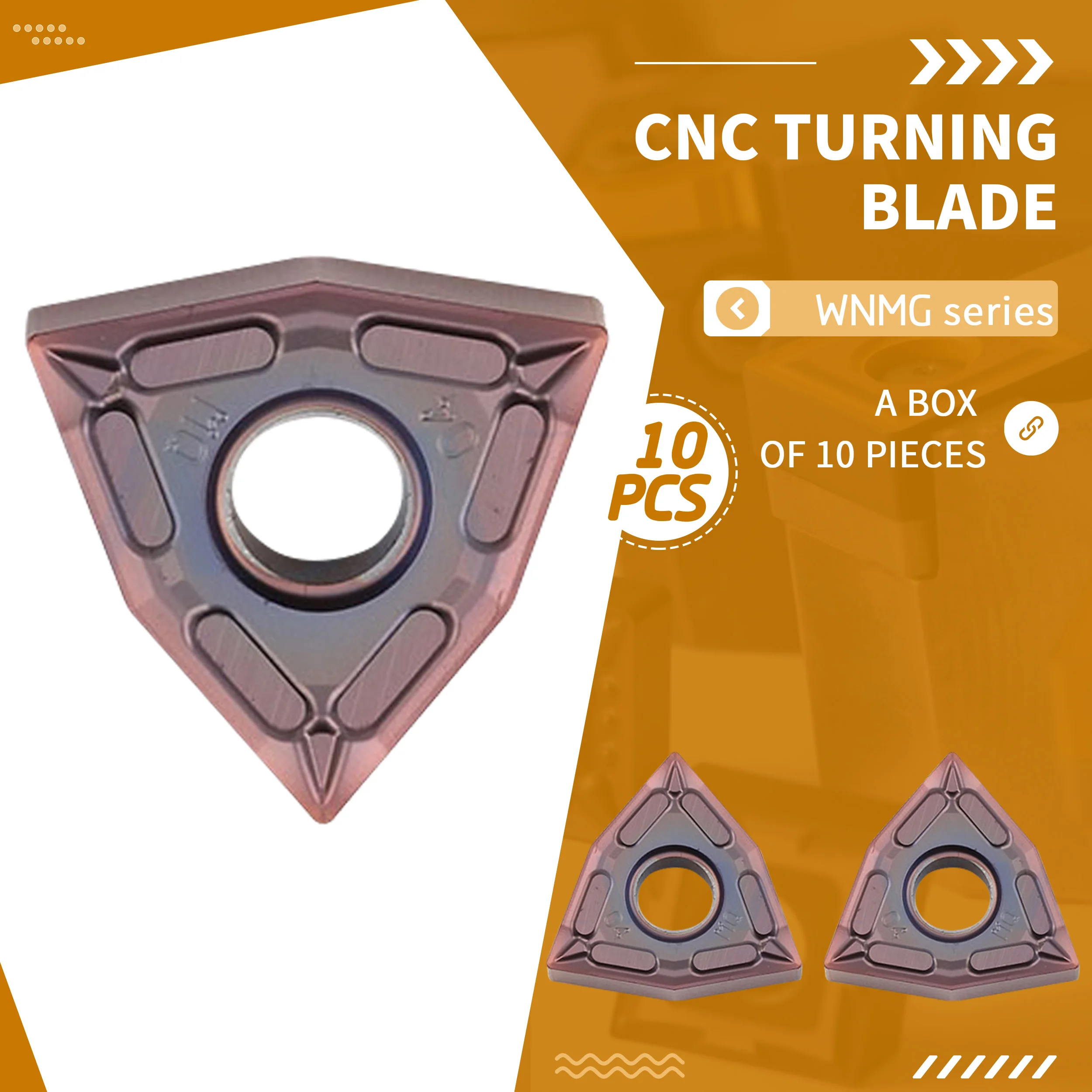 10 pezzi in acciaio inox Special WNMG080404 WNMG080408- MQ CV8088 tornio CNC inserti per tornitura inserti interni in metallo duro