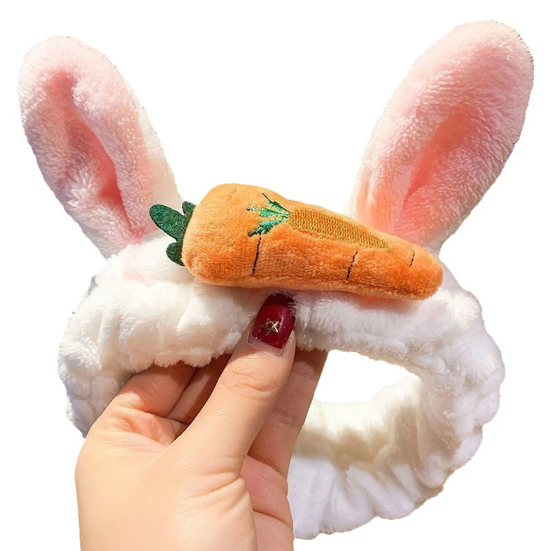 Bestseller Haarband Katze Korallen-Plüsch Stirnband Niedliches Weiches Haarband mit Schleife Stirnband zum Gesichtwaschen Make-up Stirnband Haaraccessoires