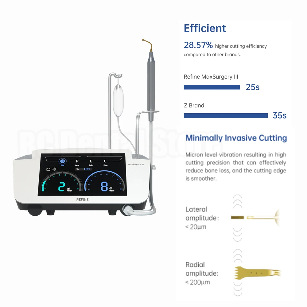 Dental Ultrasonic Piezo Scaler Tips Bone Surgery Ultrasonic Scaler  Piezosurgery