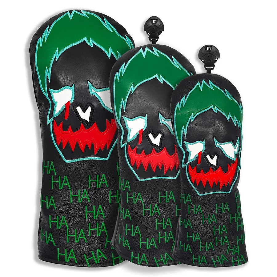 

Golf Headcovers Popular Driver Head Cover Embroidery Waterproof & scratch-proof PU leather Driver Fairway Wood Hybrid with Numbe