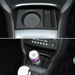 Car Cup Can Holder Water Cup Tray Replacement Front Central Cup Can Holder Ashtray 9425E4 Fit For Citroen C3 / DS3 2009+ Black