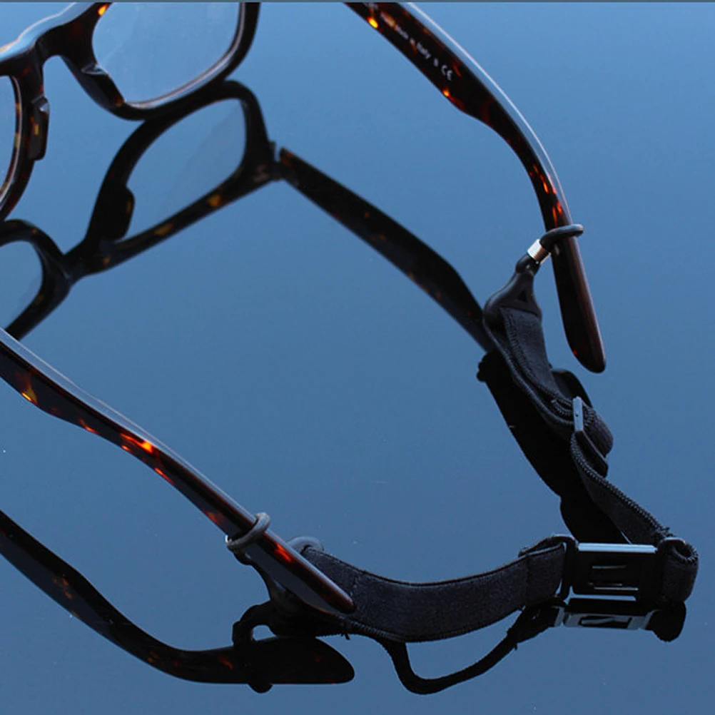 Fermo per occhiali elastico da 4 pezzi, vestibilità universale, comode e traspiranti, corde per occhiali sportivi, cinturino per occhiali da sole per la lettura