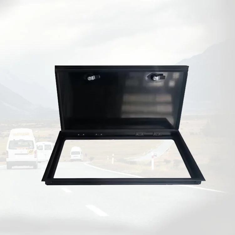 

Угловая дверца 700x500 мм черная для кемпера, дверца шкафа ASA с замком