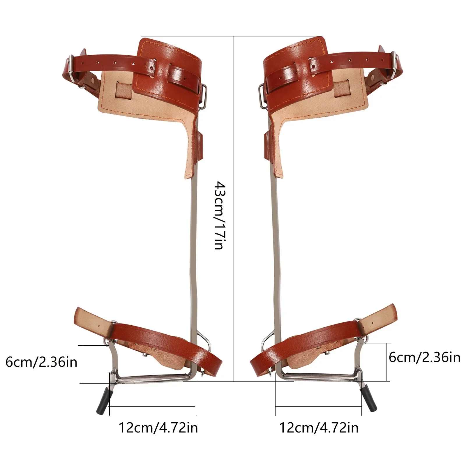 قابل للتعديل شجرة تسلق سبايك مجموعة القطب تسلق توتنهام أداة متسلق حزام Gaffs