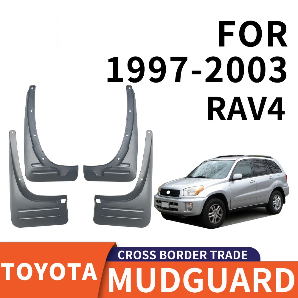 

For 1997-2003 TOYOTA RAV4 mudguard Mudflaps Front Rear Flares Splash Guards Cover Car Accessoie