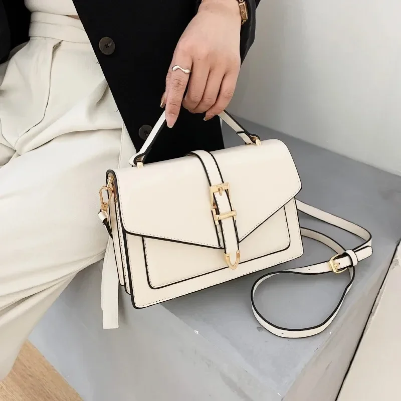 

Fashion Small Square Crossbody Bags for Women 2024 Trend Purses and Handbags Designer Luxury Shoulder Bags Female PU Leather Sac