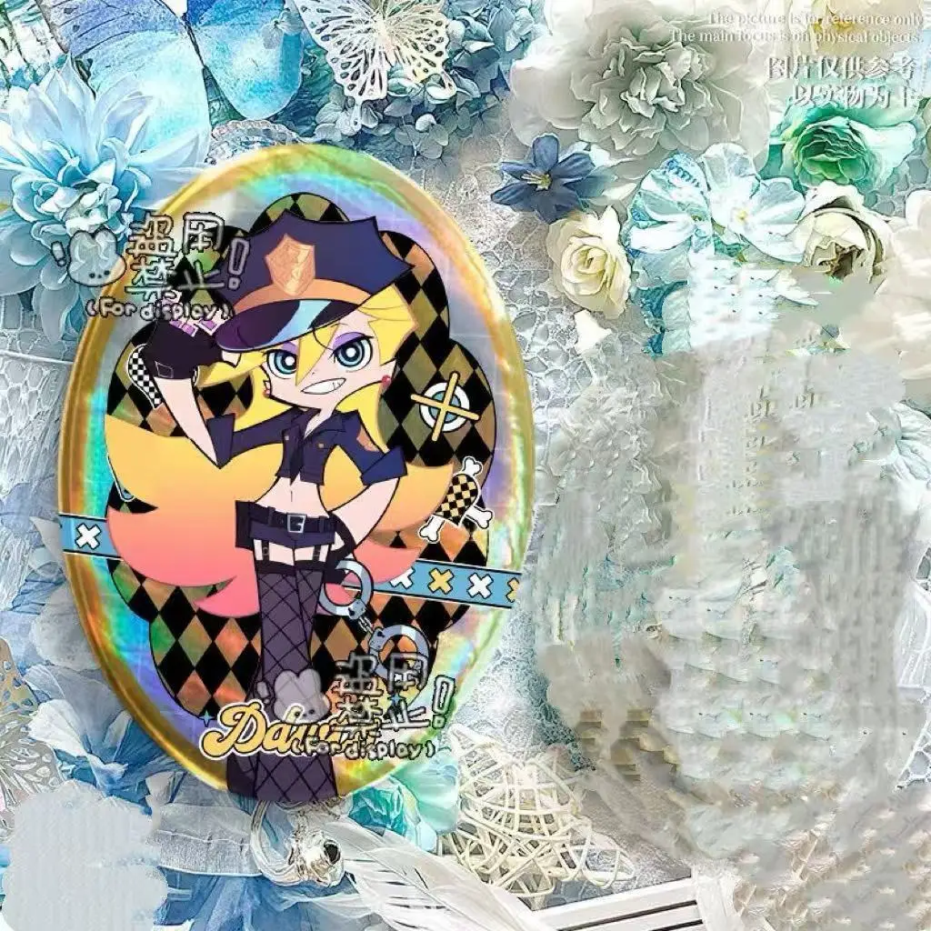 4pcs Panty & Stocking with Garterbelt Pendant Badges Anime Cute Brooches Lapel Pin DIY Backpack Hat Accessories Birthday Gift view 4