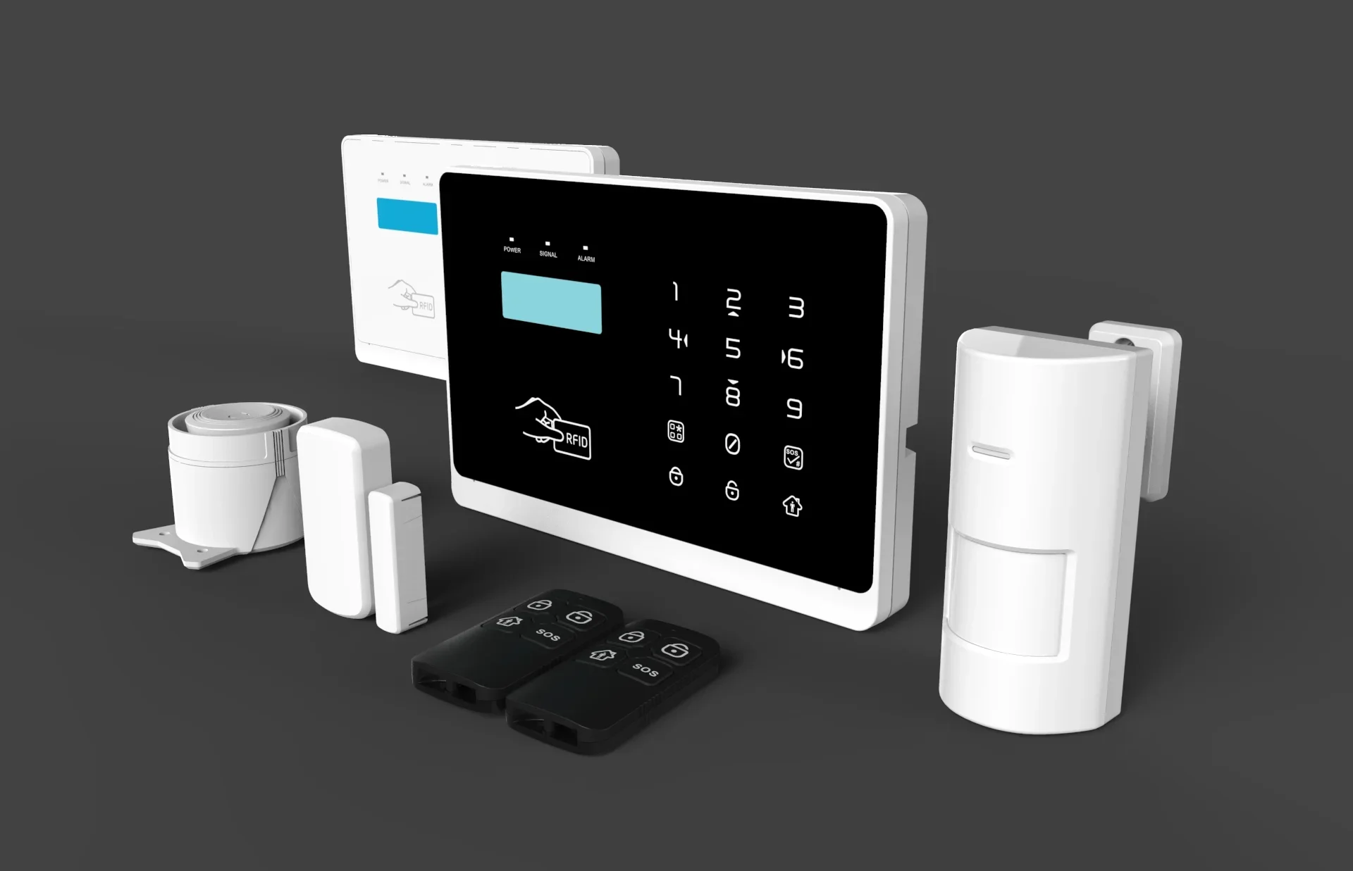 A-l-a-r-m Home Anti-theft DIY Kit 3G Sim Card Wireless GSM Burglar Security  System