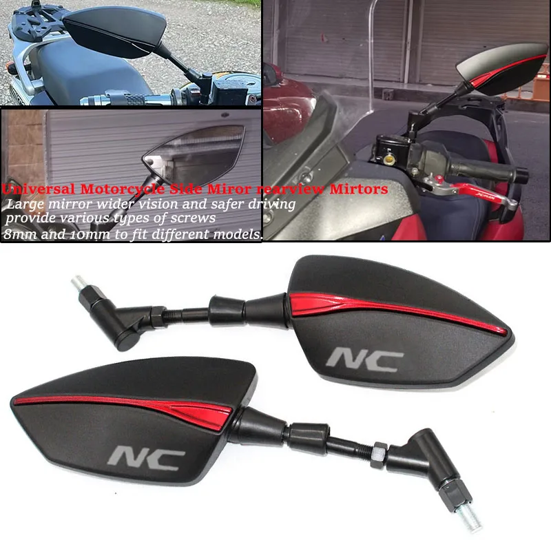 Motorcycle Side Rear View Rearview Mirrors Fit For NC700 NC700S NC700X NC750 NC750X NC750S NC 700 750 S/X