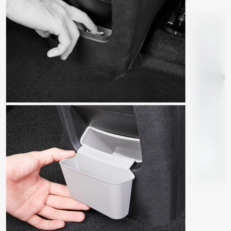 Rear Discharge Area: Trendy Silicone Storage Box For BYD Sealion 06 DM-i To Keep Car Interior Tidy Accessories