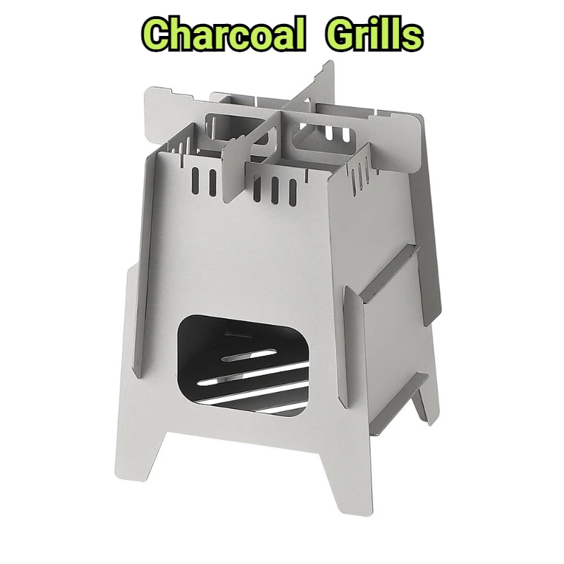 Stainless Steel Barbecue Stove Portable Detachable Folding Oven Easy to Clean Windproof Multi Functional Grill bbq Grill Outdoor