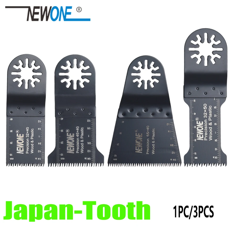 NEWONE 32/45/65mm Japan-tooth Precision Oscillating tool saw blades Multimaster Power tool accessories for wood cutting