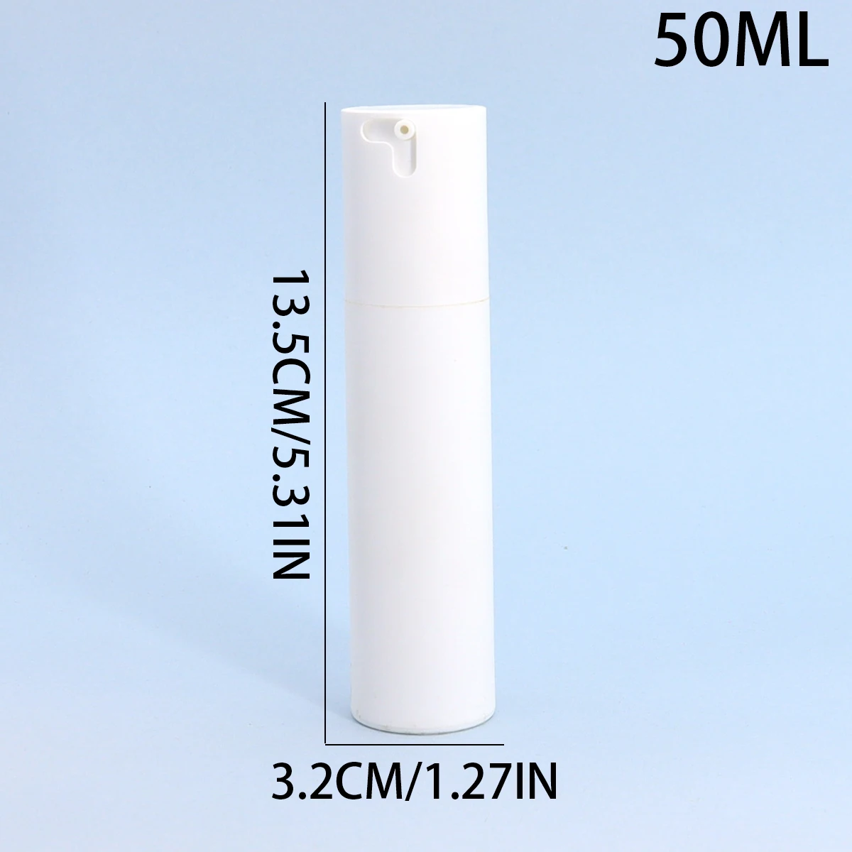 エアレスローションポンプ,ポータブルディスペンサーボトル,30ml, 50ml, 12 x