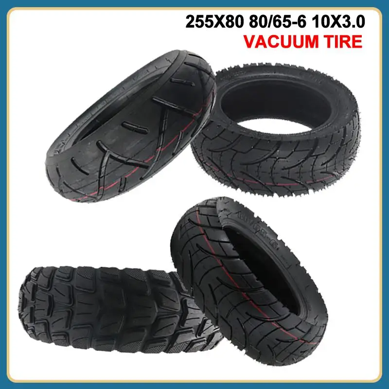 Electric Scooter Tire 80/65-6 255x80  10X3.0Tyre for Inokim Oxo Kugoo M4 G1 Dualtron VICTOR EAGLE Speedway 4 Zero 10X Bike Part