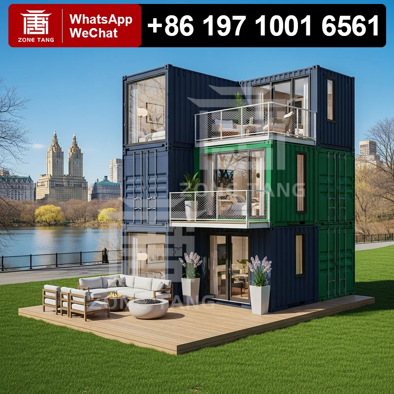 المعيشة الحضرية بأسعار معقولة منازل الحاويات التنقل المنزل المحمول التحكم في درجة الحرارة حزمة مسطحة منزل المنازل الجاهزة فعالة من حيث التكلفة #1