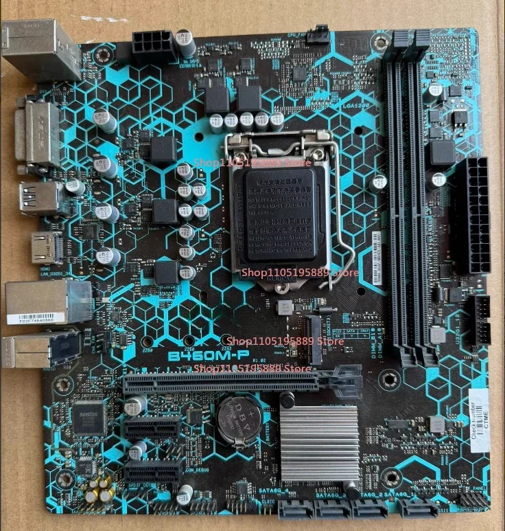 

Для ASUS B460m-p поддерживается процессор Intel 10-го поколения, а выходной интерфейс DVI + HDMI поддерживает M.2.