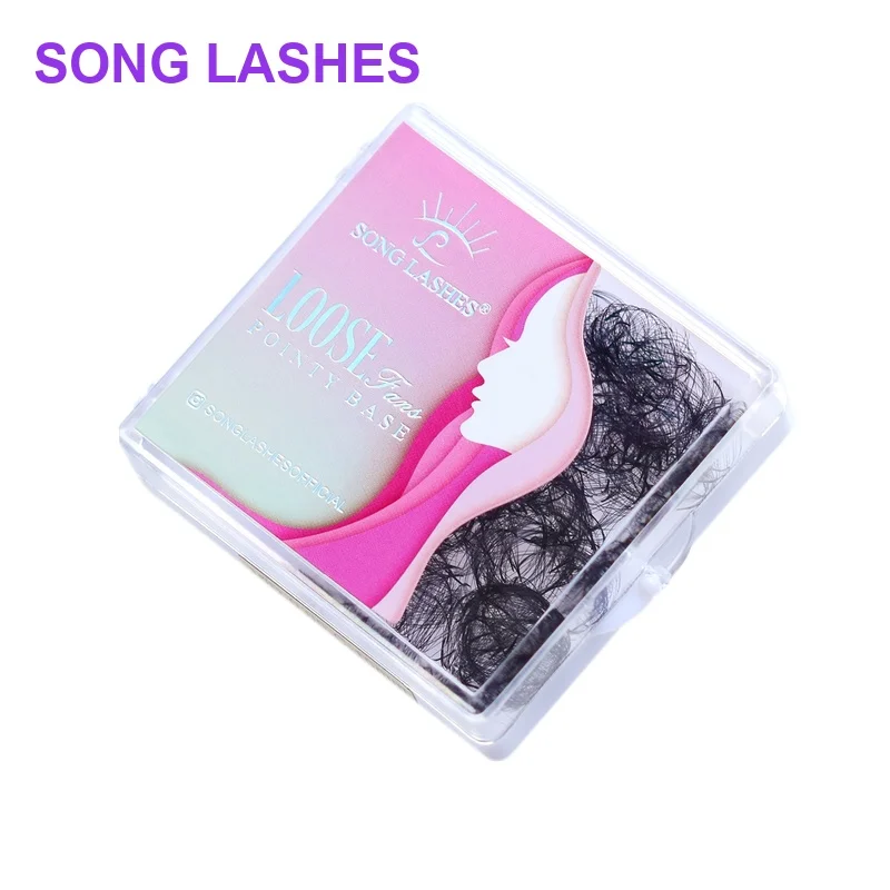 Song Lashes Promade Fächer 3D-10D07 Spitze Basis Lose Fächer Scharfe Dünne Wurzel Korea PBT Material 500 Fächer Wimpernverlängerungen Auswahl