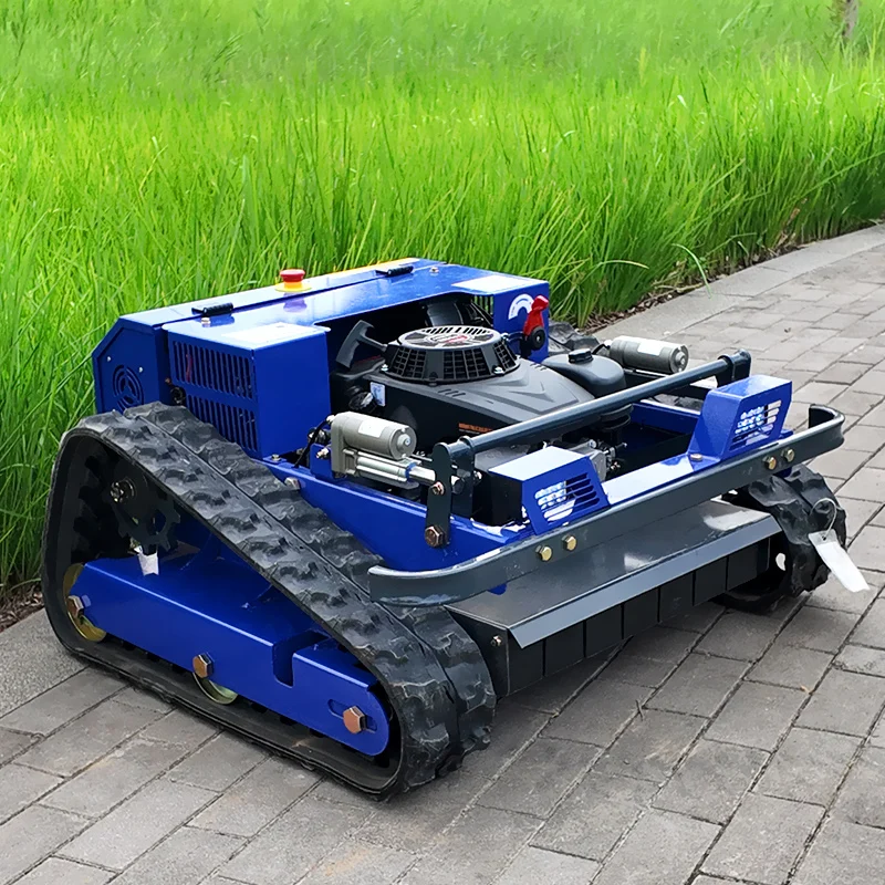Customized 2025 Innovative Industrial Grade 4 Stroke Lawn Mower - Self Propelled Remote Controlled for Farm Garden Orchard