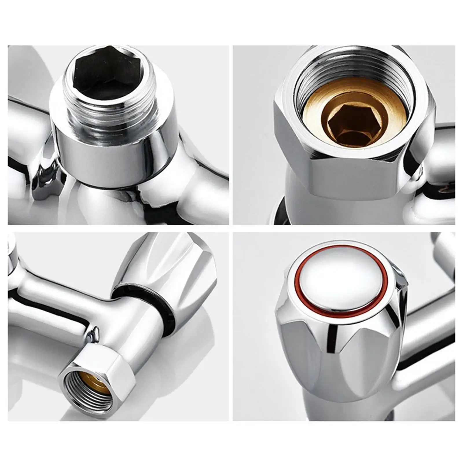 Robinet mitigeur de robinet thermostatique, mitigeur de douche thermostatique, mitigeur thermostatique de remplacement pour système de douche d'hôtel RV